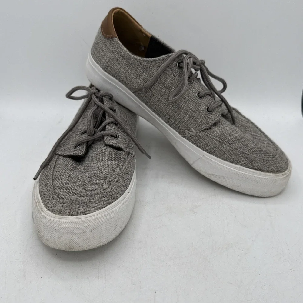 Men's‎ Crevo Casual Shoes Alec Lace Up Canvas Low Top Boat Sneakers Size 8
